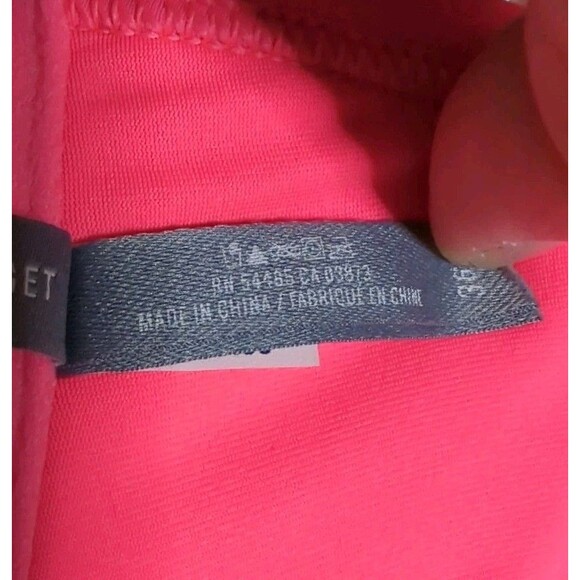 NWOT Aerie Bridget 36D Top Sz Large Bottom Neon Pink 2 Piece Bikini Swimsuit - Picture 14 of 16